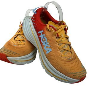 Hoka One One Bondi X Fiesta Amber Yellow Mens Size 9.5 .Running Workout Exercise